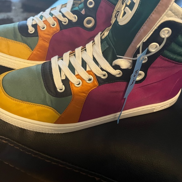 Gucci Multicolor High-Top Sneakers - Picture 3 of 5
